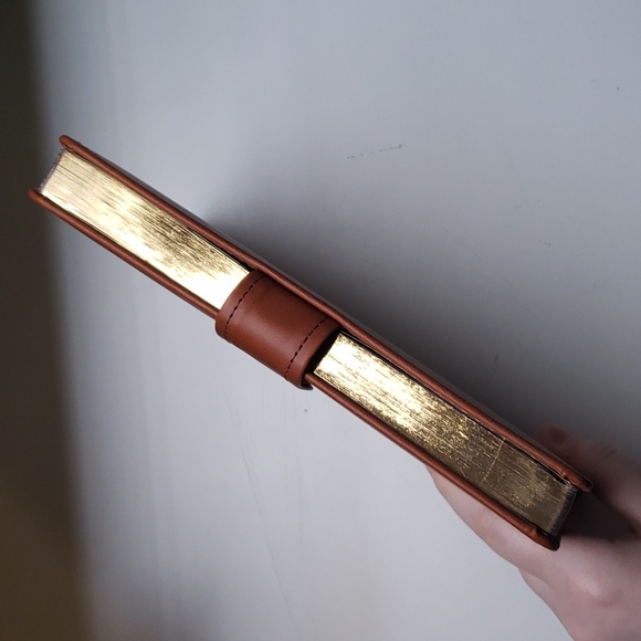 NEW Brown & Gold Faux Leather Start Each Day With a Grateful Heart Journal - Picture 4 of 7